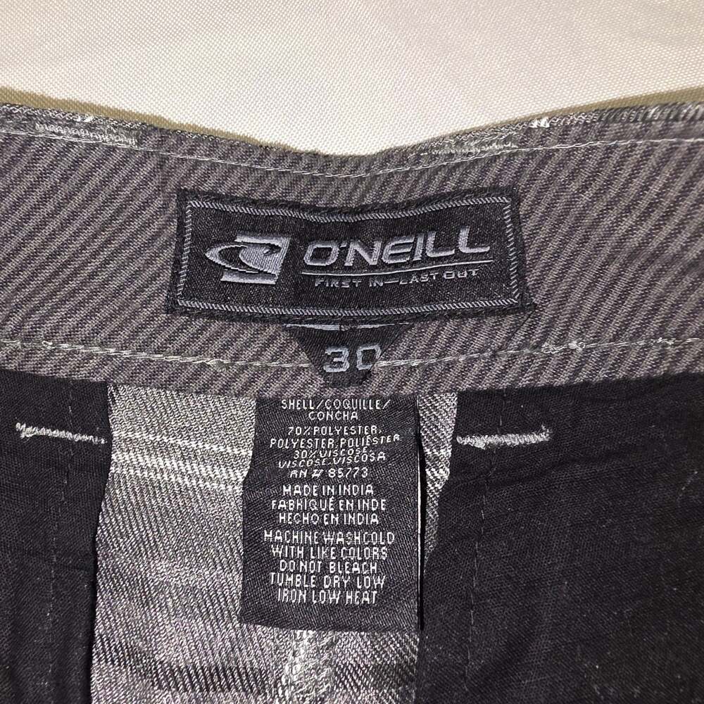 O'Neill Men's Gray Plaid Casual Shorts size 30 NWT - Picture 4 of 8